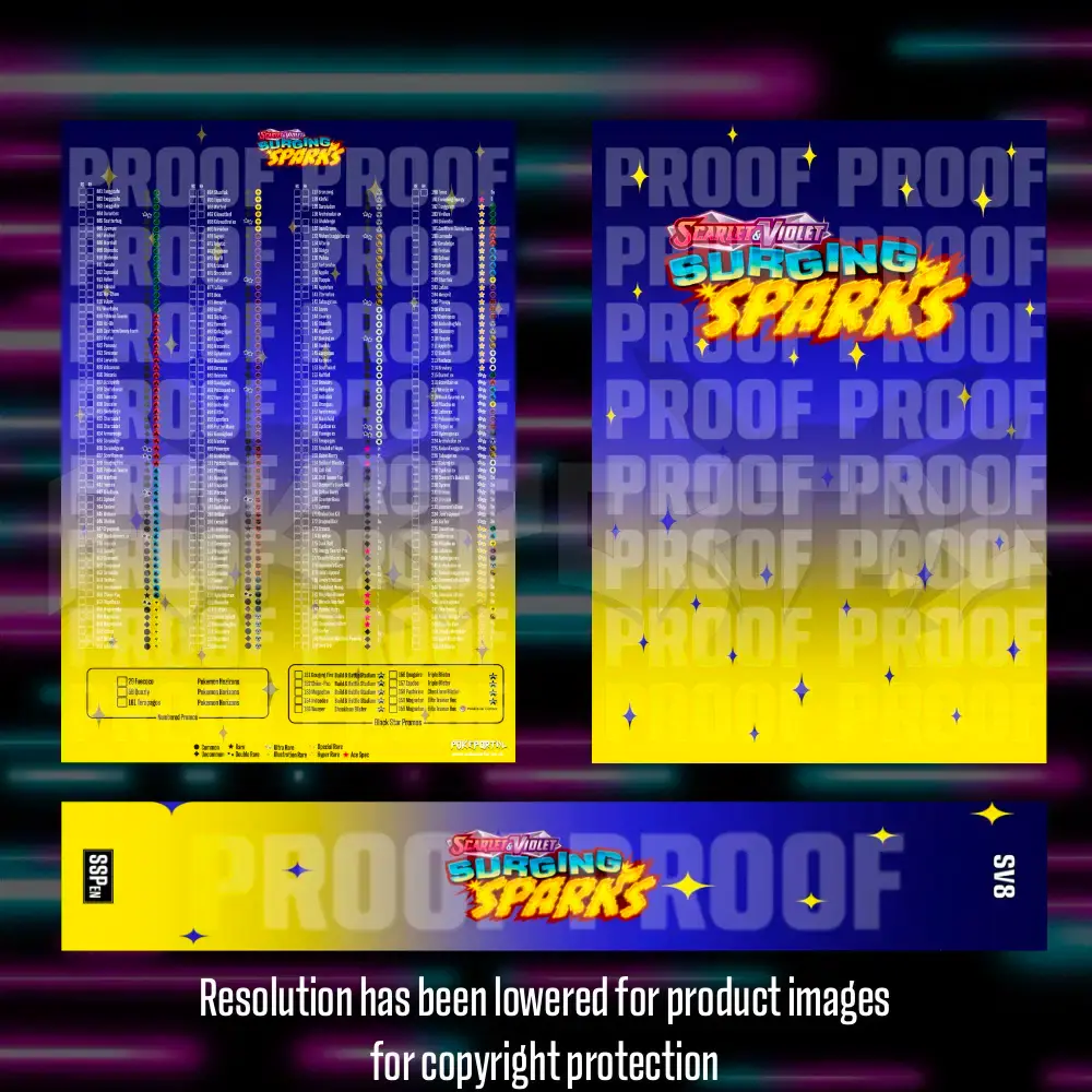 Surging Sparks - Pokemon - Master set checklist