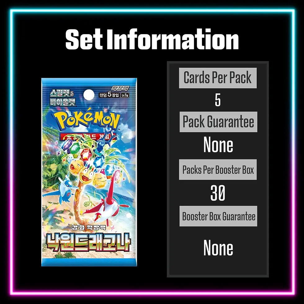 Thumbnail: Pokemon - Scarlet & Violet - Paradise Dragona - sv7a - Korean Booster Pack