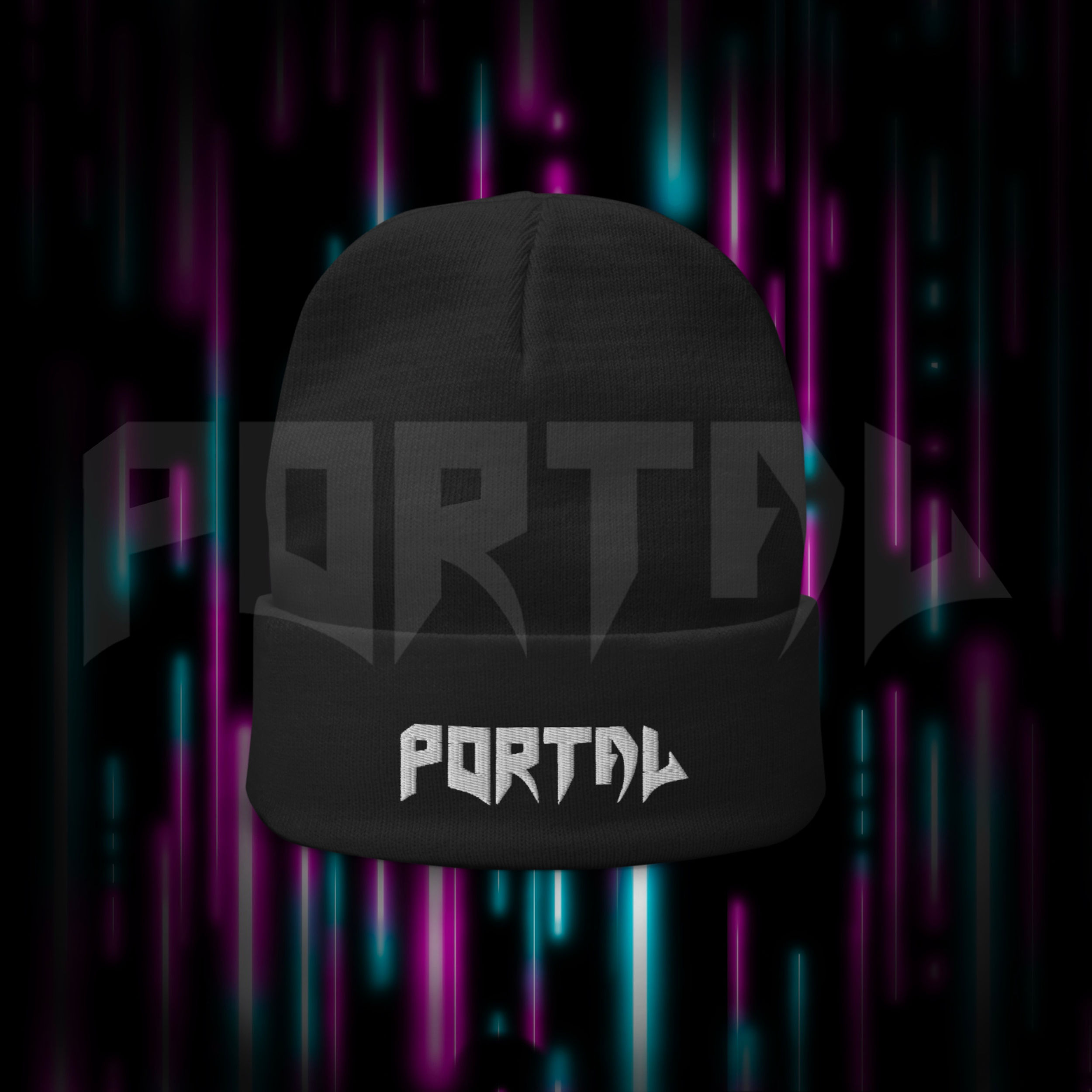 Embroidered Portal Beanie