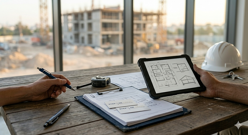 Remote project planning and construction consulting for international property owners.