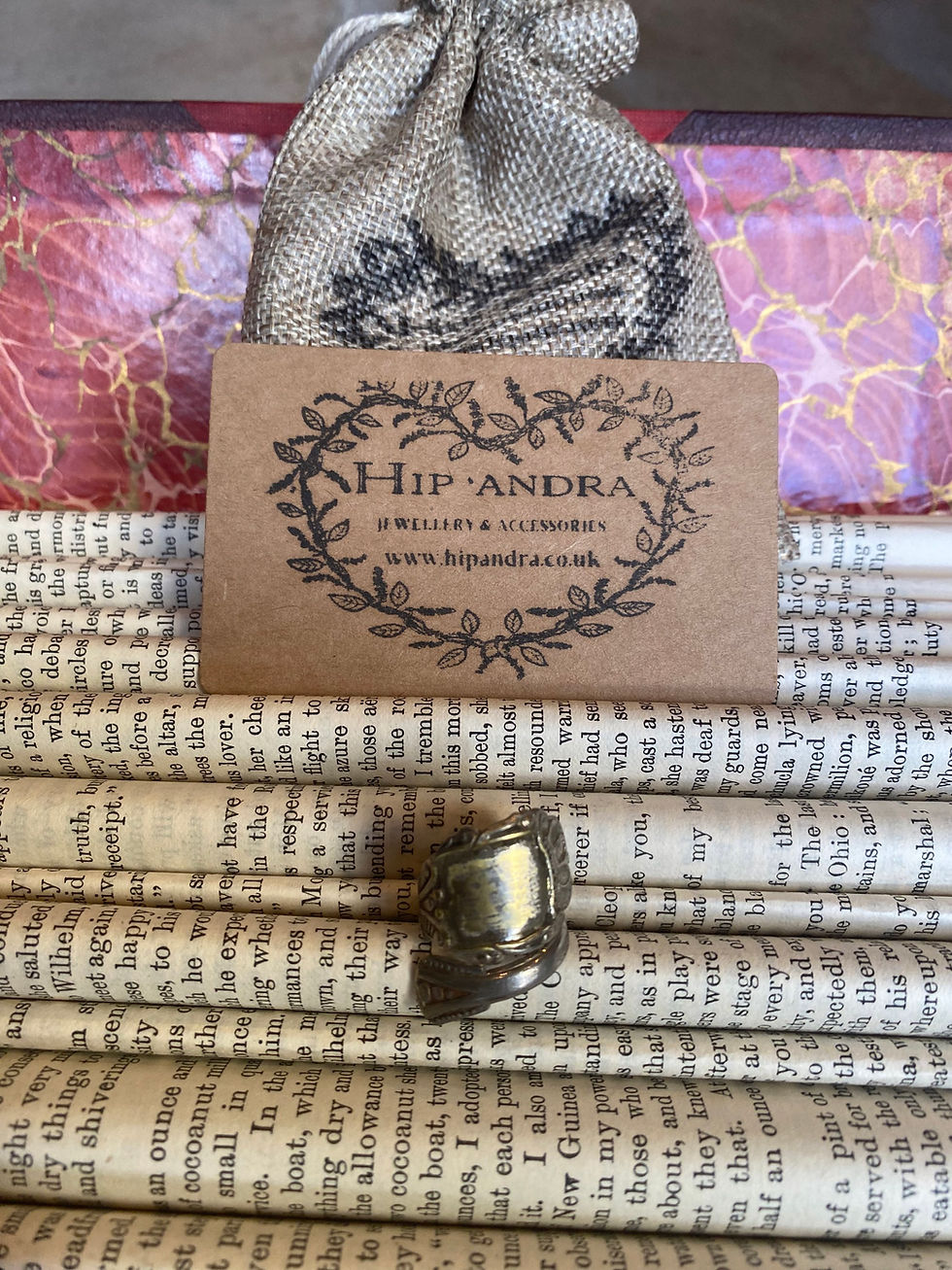 Thumbnail: Plated Commemorative Spoon Handle Ring