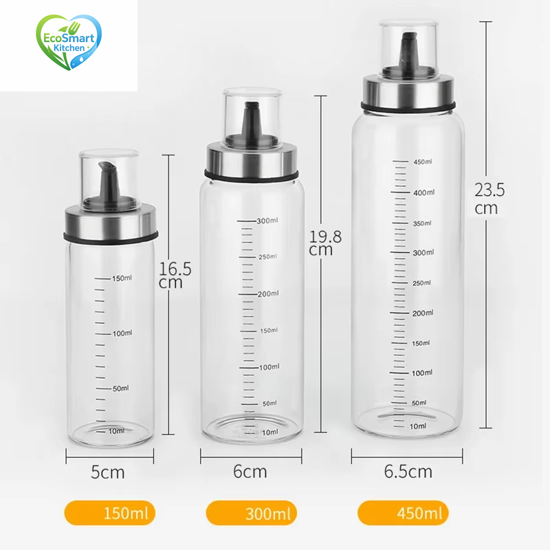 Thumbnail: Cooking Seasoning Oil Bottle Sauce Bottle Glass Storage Bottles for Oil and Vine