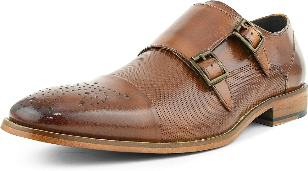 AG1101 - Men'S Dress Shoes, Formal Mens Shoes - Genuine Calf Leather Shoes for M