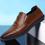 Thumbnail: Mens Shoes Casual Leather Shoes Luxury Brand Men'S Loafers Leather Soft Bottom S