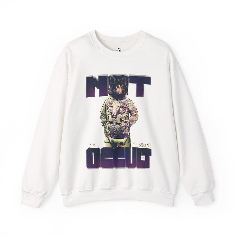Thumbnail: Free The Sheeple | Not Occult | Graphic Sweatshirt