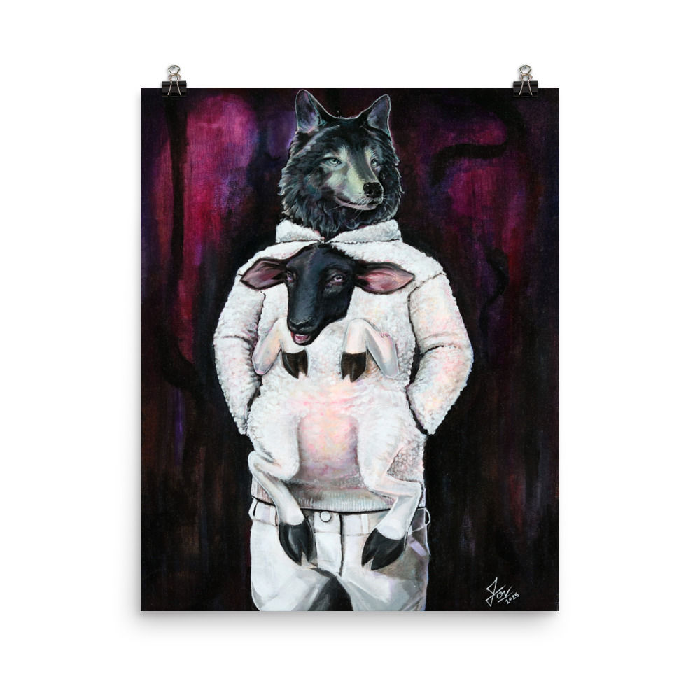 A Wolf In Wool | Fine Art Print