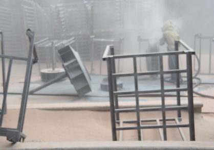 พ่นทราย,ยิงทราย,พ่นสี,รับพ่นทราย