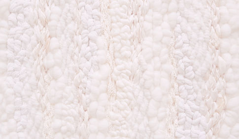 Neutral textured woven art