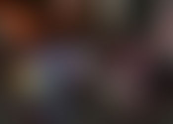 Outside Hueh's house drinking Snake Wine with his neighbors.