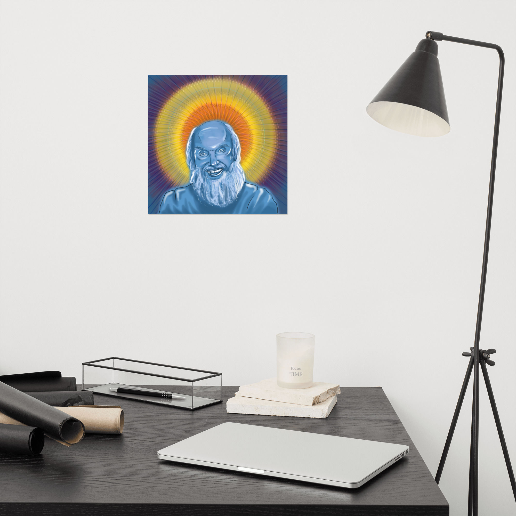 Ram Dass Paper Poster