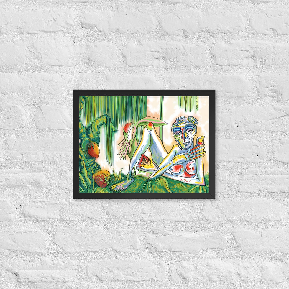 Thumbnail: Strawberry Fields Framed Poster