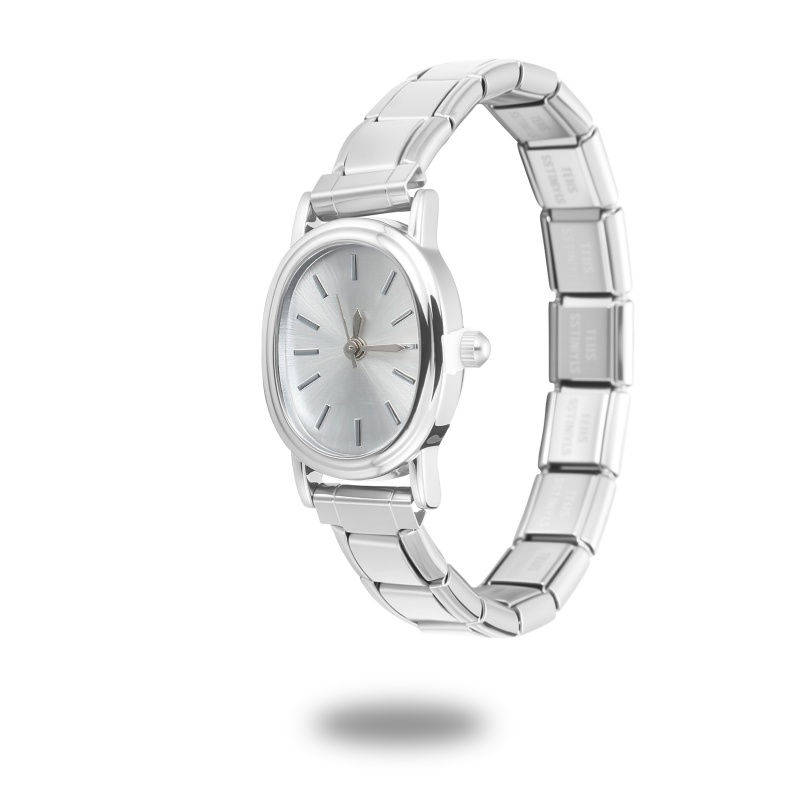 Miniature : Stainless Steel Classic Watch Link Bracelet