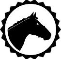 B&W Horse Head Logo