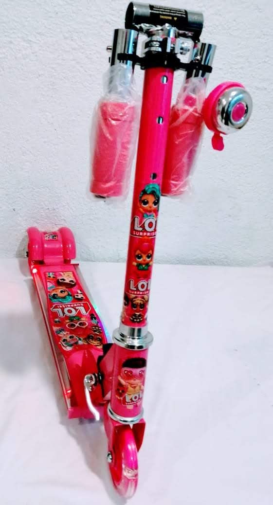 Patín/scooter Lol Surprise Luces, Sonido, 3 Llantas/campana