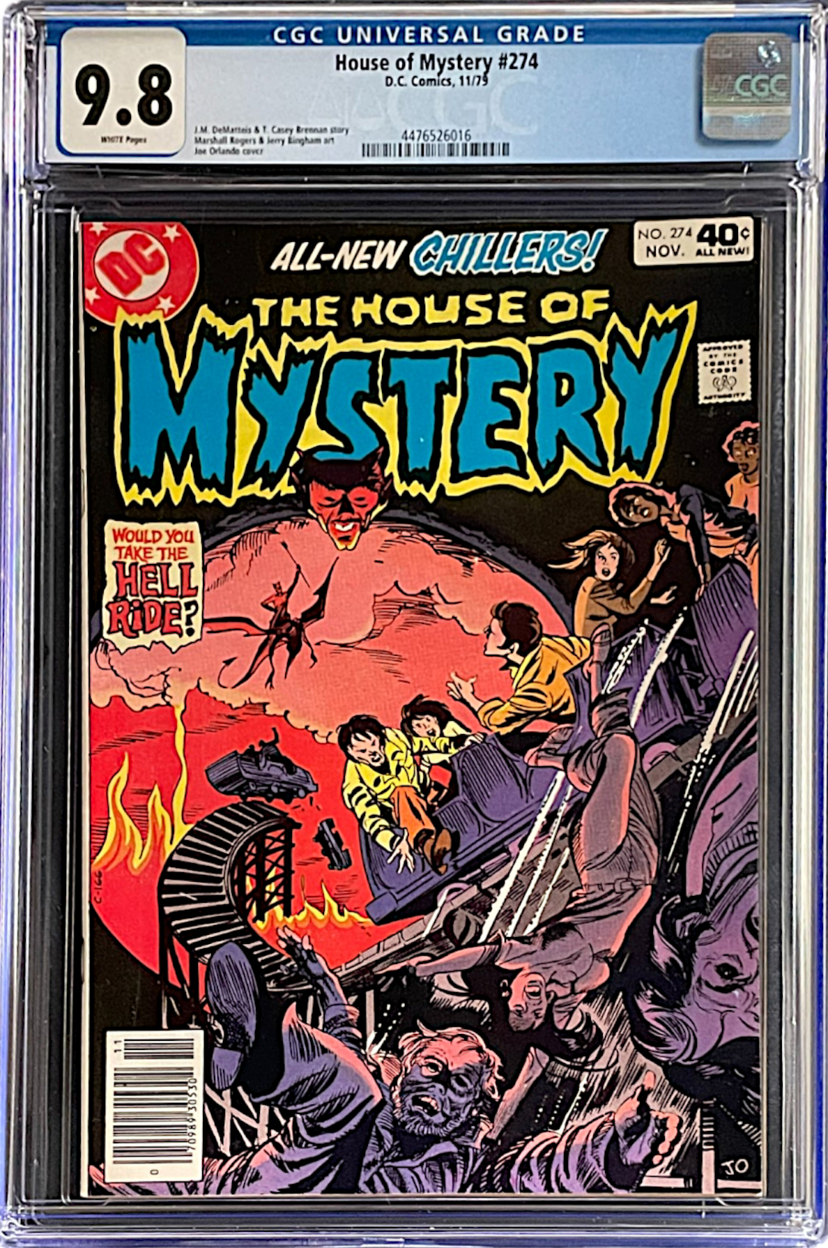 House of Mystery 274 Newsstand CGC 9.8 WH