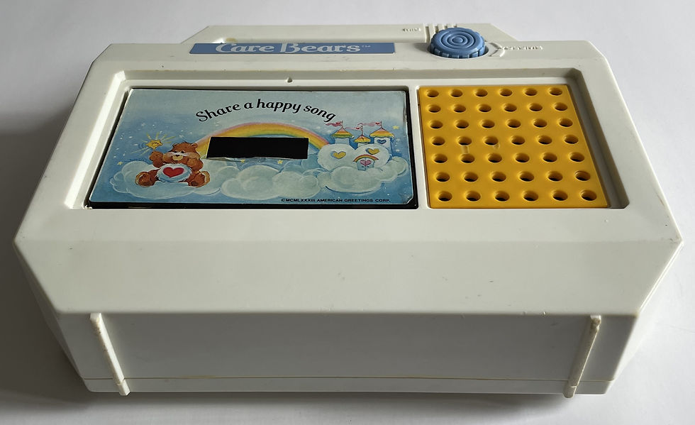 Thumbnail: 1982 Pre-Owned Care Bears Share A Happy Song Cassette Tape Player [Untested]