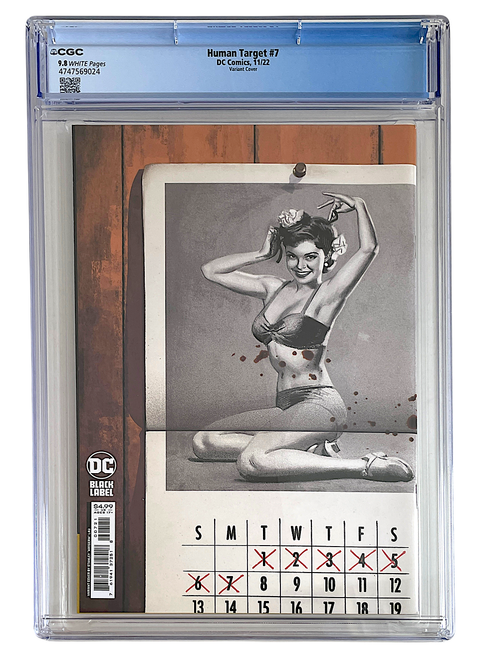 Thumbnail: Human Target 7 Artgerm Variant CGC 9.8 WH