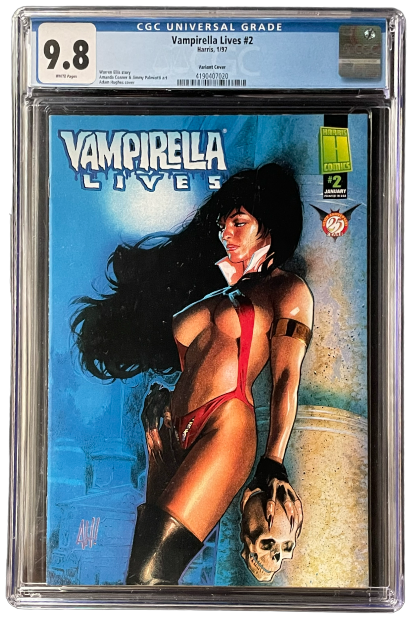 Vampirella Lives 2 CGC 9.8  WH Variant Cover