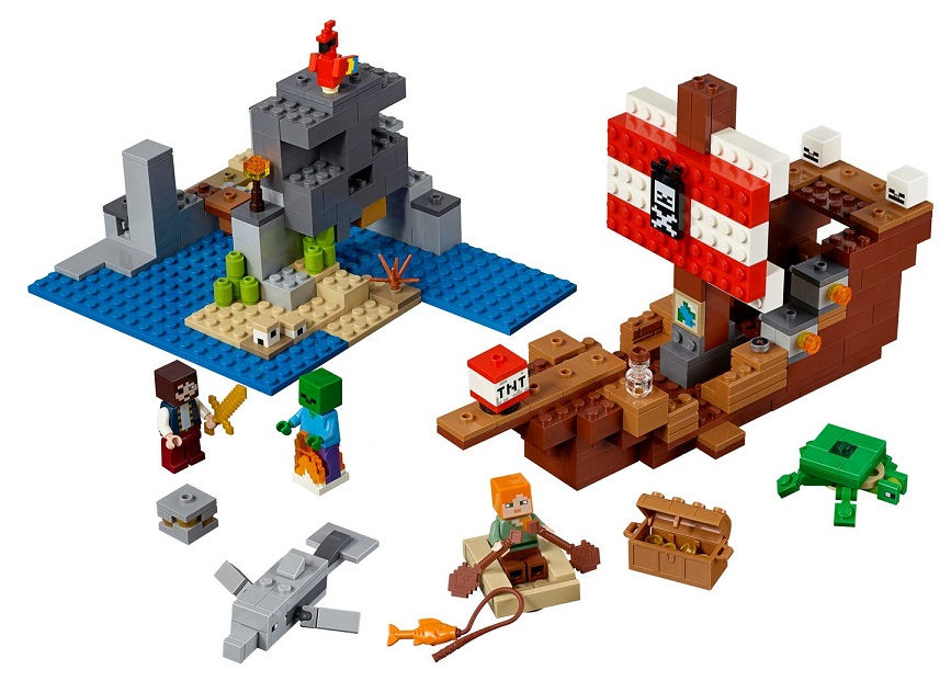 Thumbnail: Lego Minecraft The Pirate Ship Adventure 21152