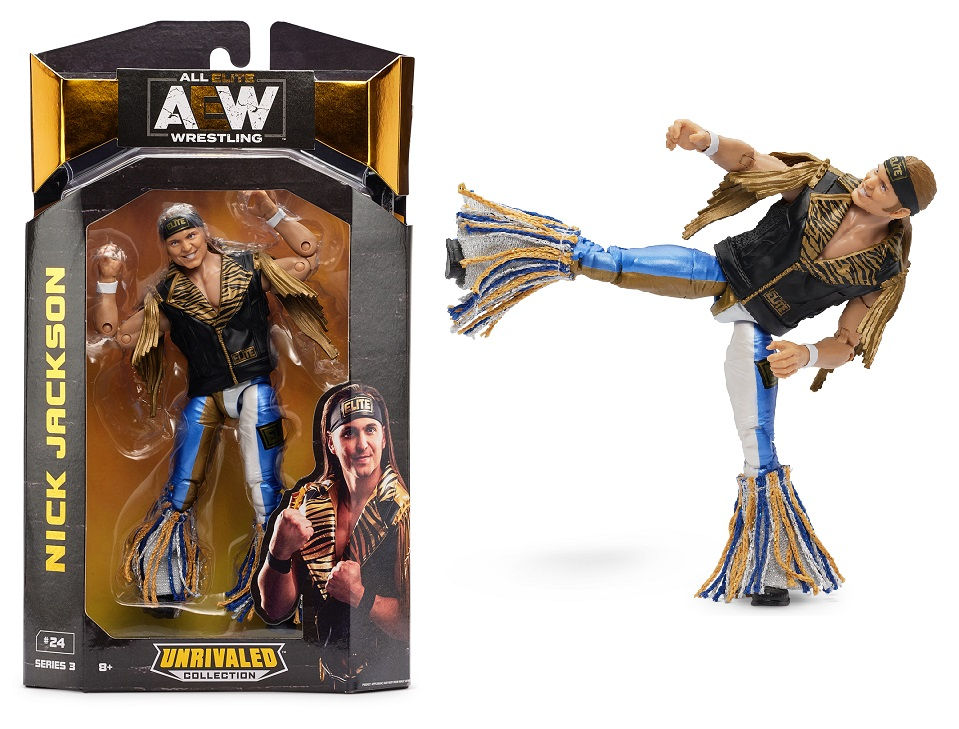 AEW Unrivaled Series 3 Nick Jackson Wrestling Figure