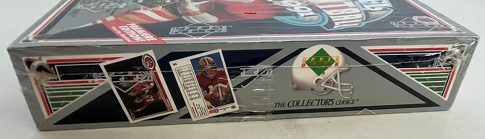 Thumbnail: Upper Deck NFL Football 1991 Trading Cards Premiere Edition 36 Packs