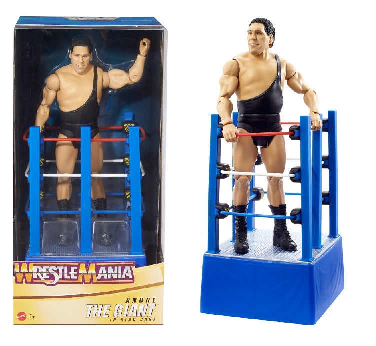 WWE Wrestlemania Moments 6 Inch Andre The Giant In Ring Cart Figure