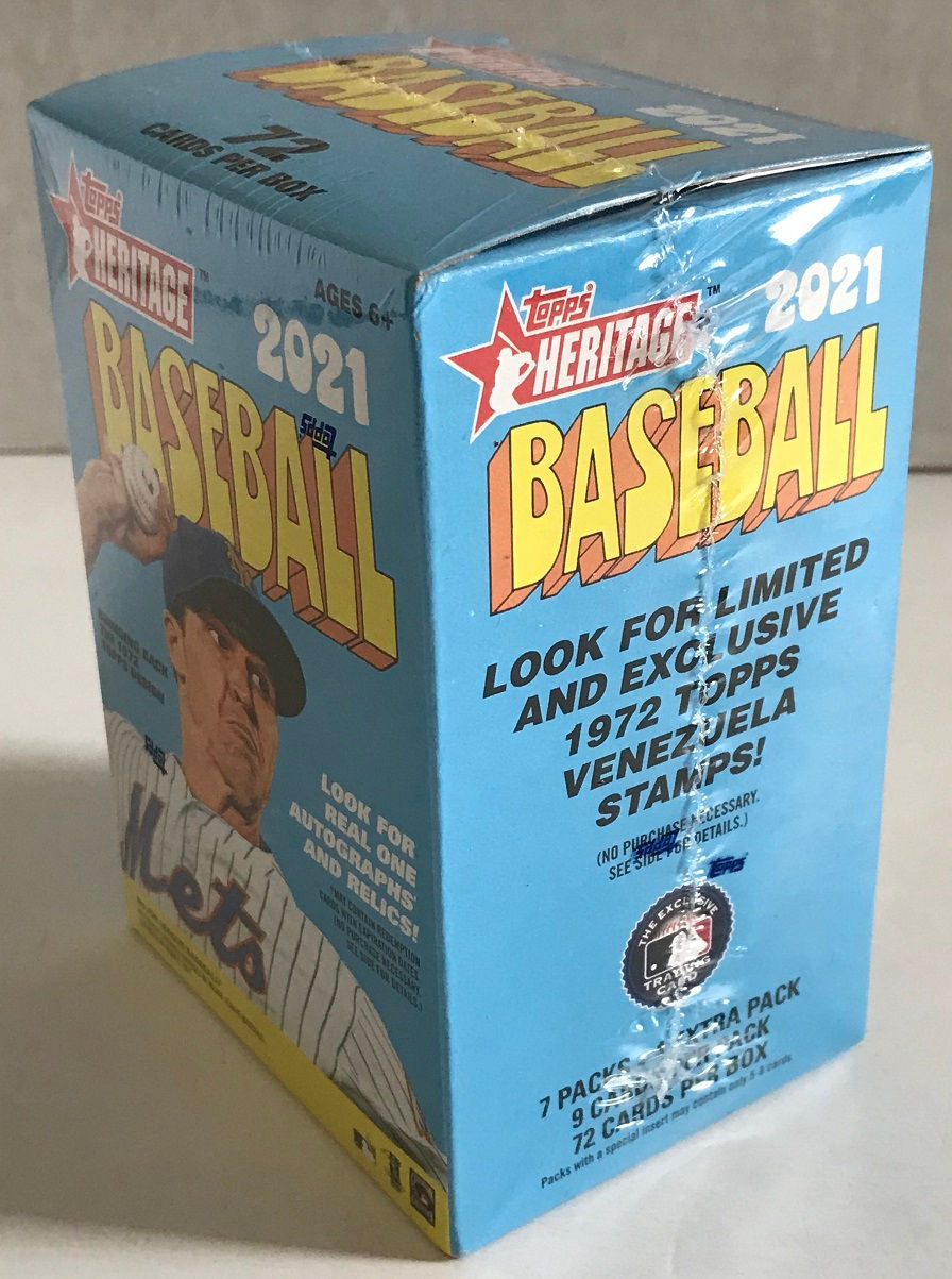 Thumbnail: 2021 MLB Heritage Baseball Trading Card Blaster box [Exclusive]