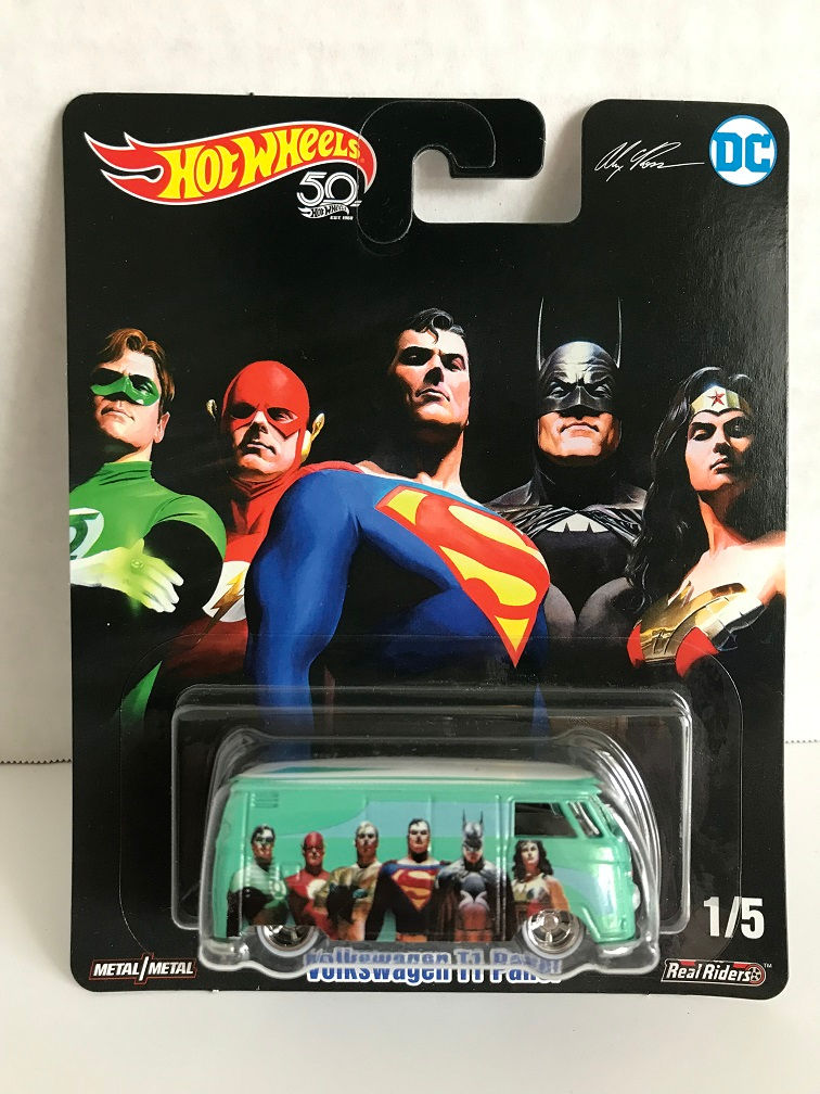 Thumbnail: Hot Wheels 50th anniversary  DC Super Hero Set Of 5 - Asst. DLC45 New Sealed