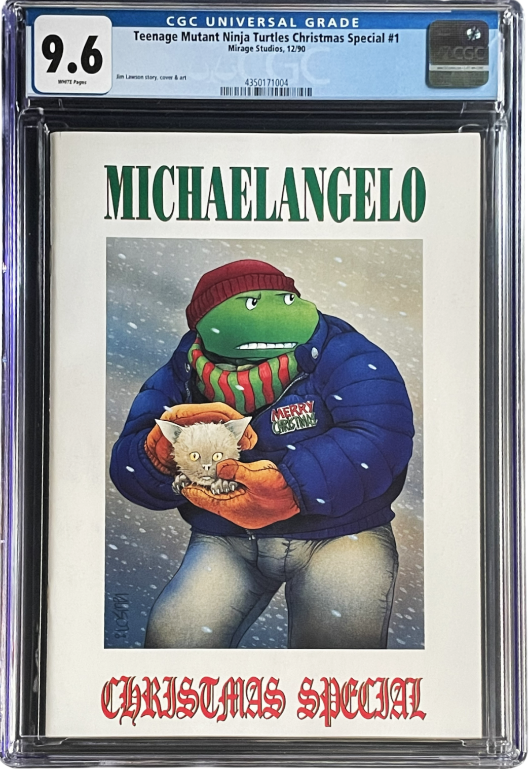 Teenage Mutant Ninja Turtles Christmas Special 1 CGC 9.6 WH