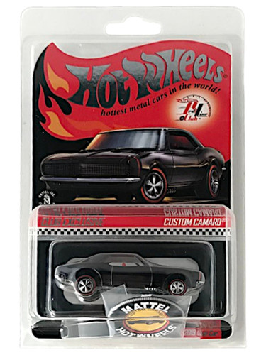 レッドラインクラブ・エクスクルーシブ - カスタム・カマロ Hot Wheels 2019 Red Line Club Membership Car Custom Camaro Black w