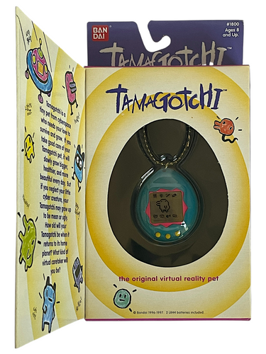 Tamagotchi Mesutchi Game Blue Yellow 1997 Japanese Bandai New