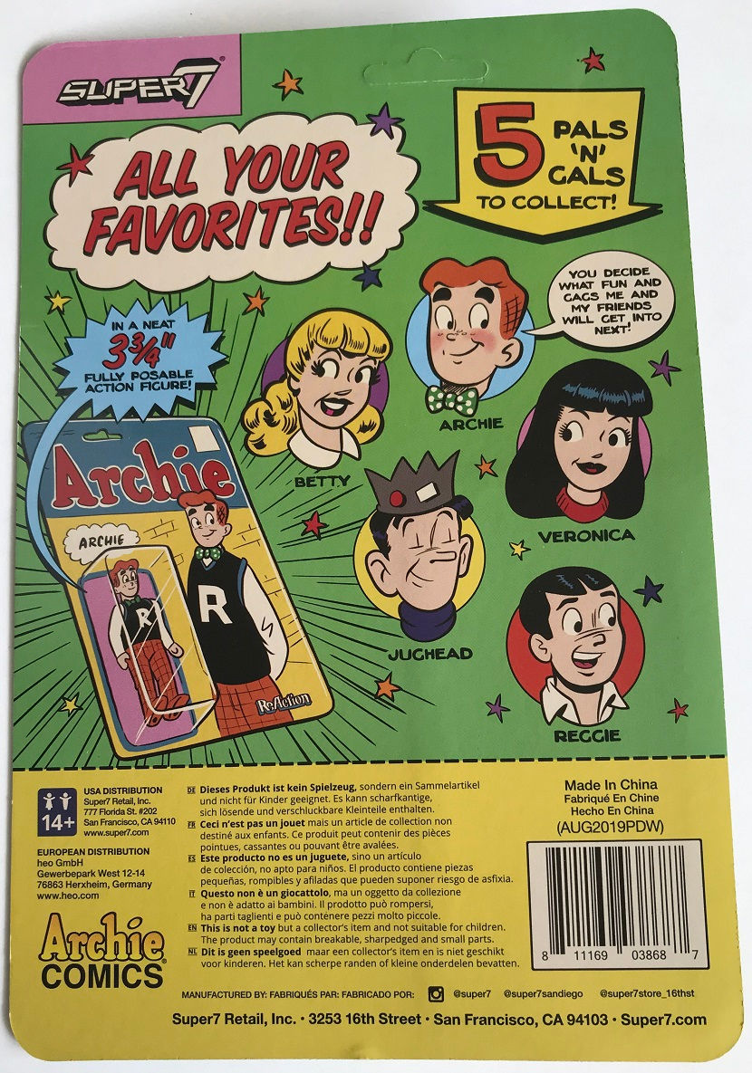 Thumbnail: Archie 3 3/4-Inch ReAction Figure