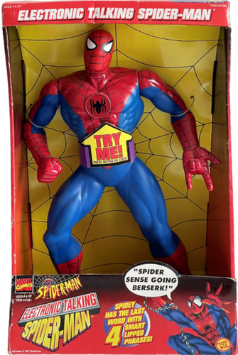 1998 Rare Electronic Talking 16 Inch Spider-Man By Toy Biz