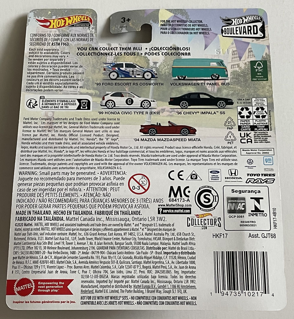 Thumbnail: Hot Wheels Premium '93 Ford Escort RS Cosworth