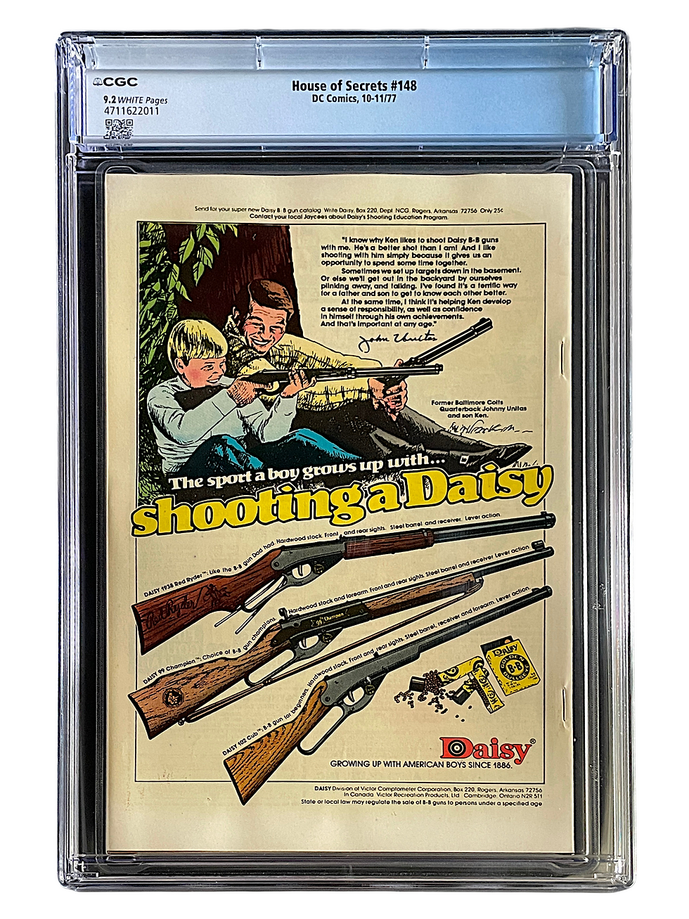 Thumbnail: House of Secrets 148 CGC 9.2 WH