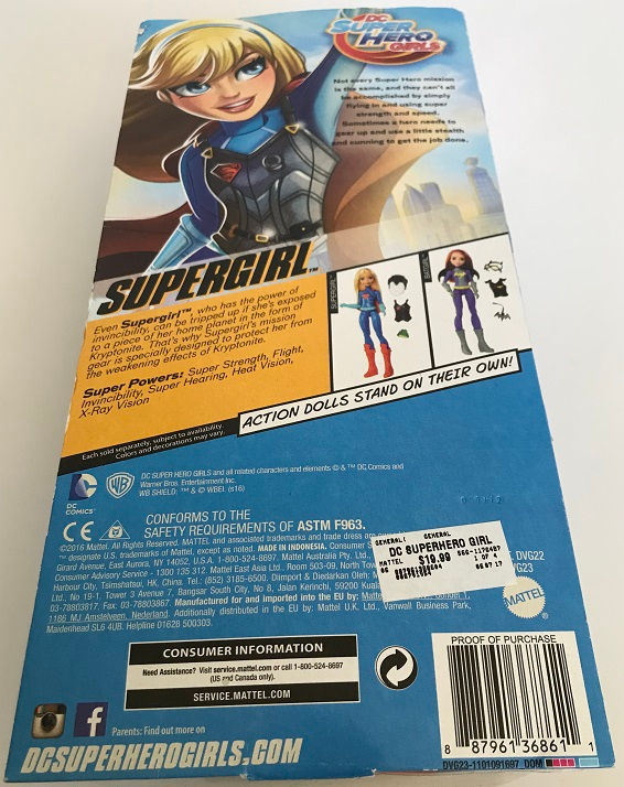 Thumbnail: DC Super Hero Girls Mission Gear Supergirl Doll
