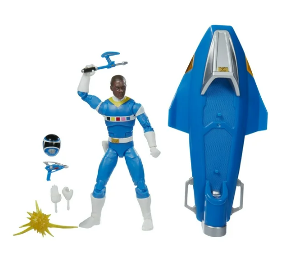 Thumbnail: Power Rangers Lightning Collection In Space Blue Ranger & Galaxy Glider Figure
