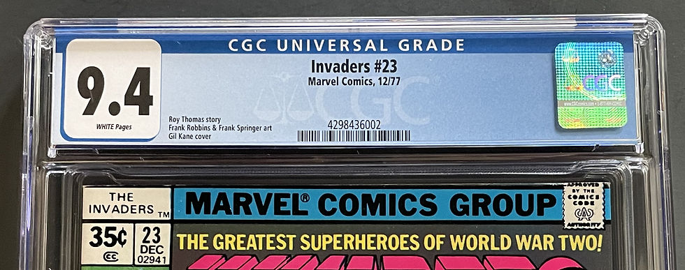 Thumbnail: Invaders 23 CGC 9.4 WH