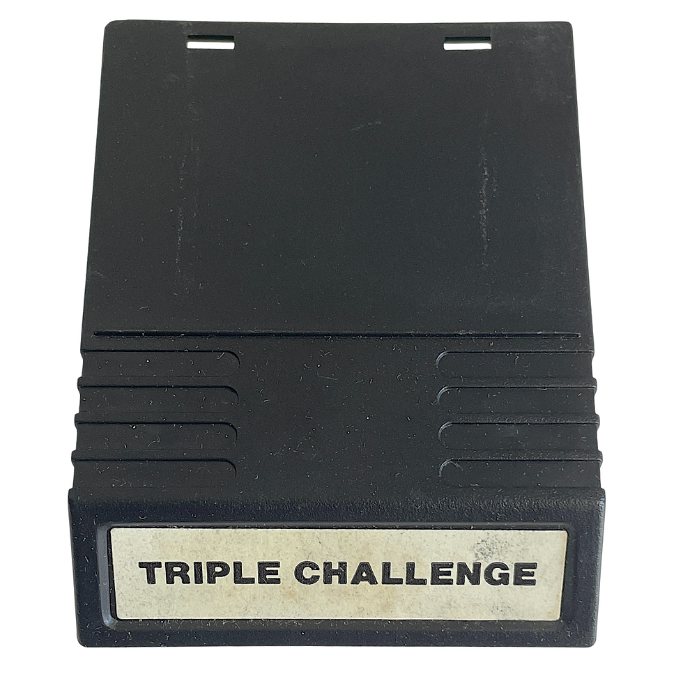 Thumbnail: Triple Challenge Game Cartridge with White Labe Intellivision Pre-Owned Open Box