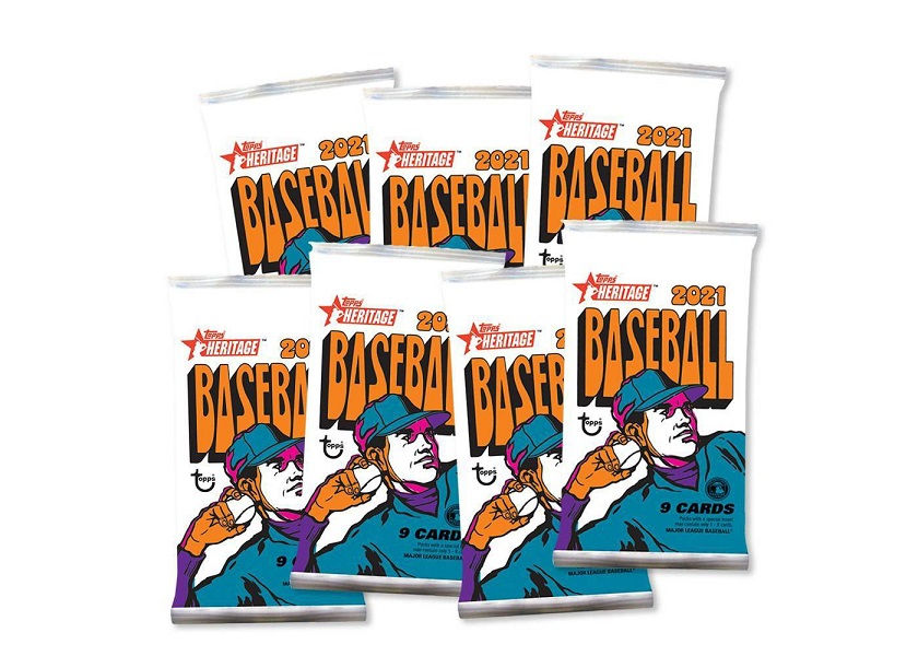Thumbnail: 2021 MLB Heritage Baseball Trading Card Blaster box [Exclusive]