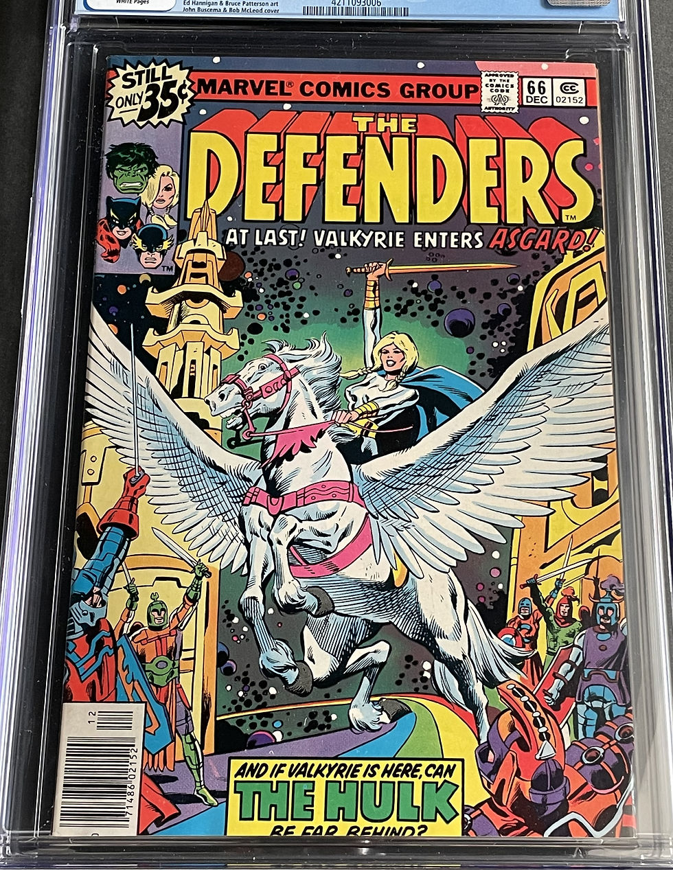 Thumbnail: Defenders 66 CGC 8.5 WH Mark Jewerelers Insert