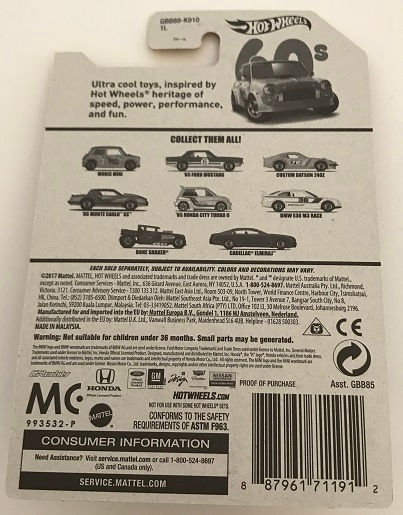 Thumbnail: Hot Wheels 2019 Target Exclusive 60'S 1/8 Morris Mini