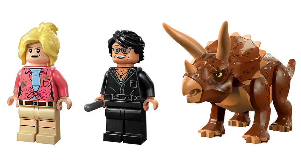 Thumbnail: Lego Jurassic Park Triceratops Research 76959