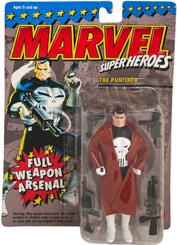 1994 Marvel Super Heroes The Punisher Action Figure By Toy Biz Vtg