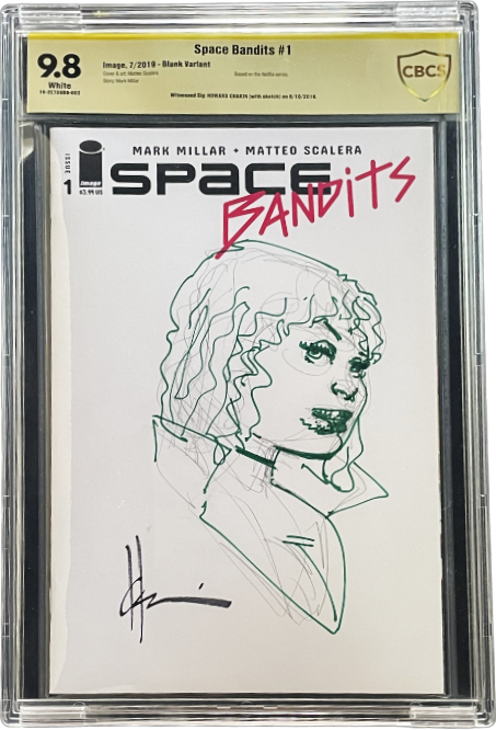 Space Bandits 1 CBCS 9.8 WH Witnessed Sig Howard Chaykin