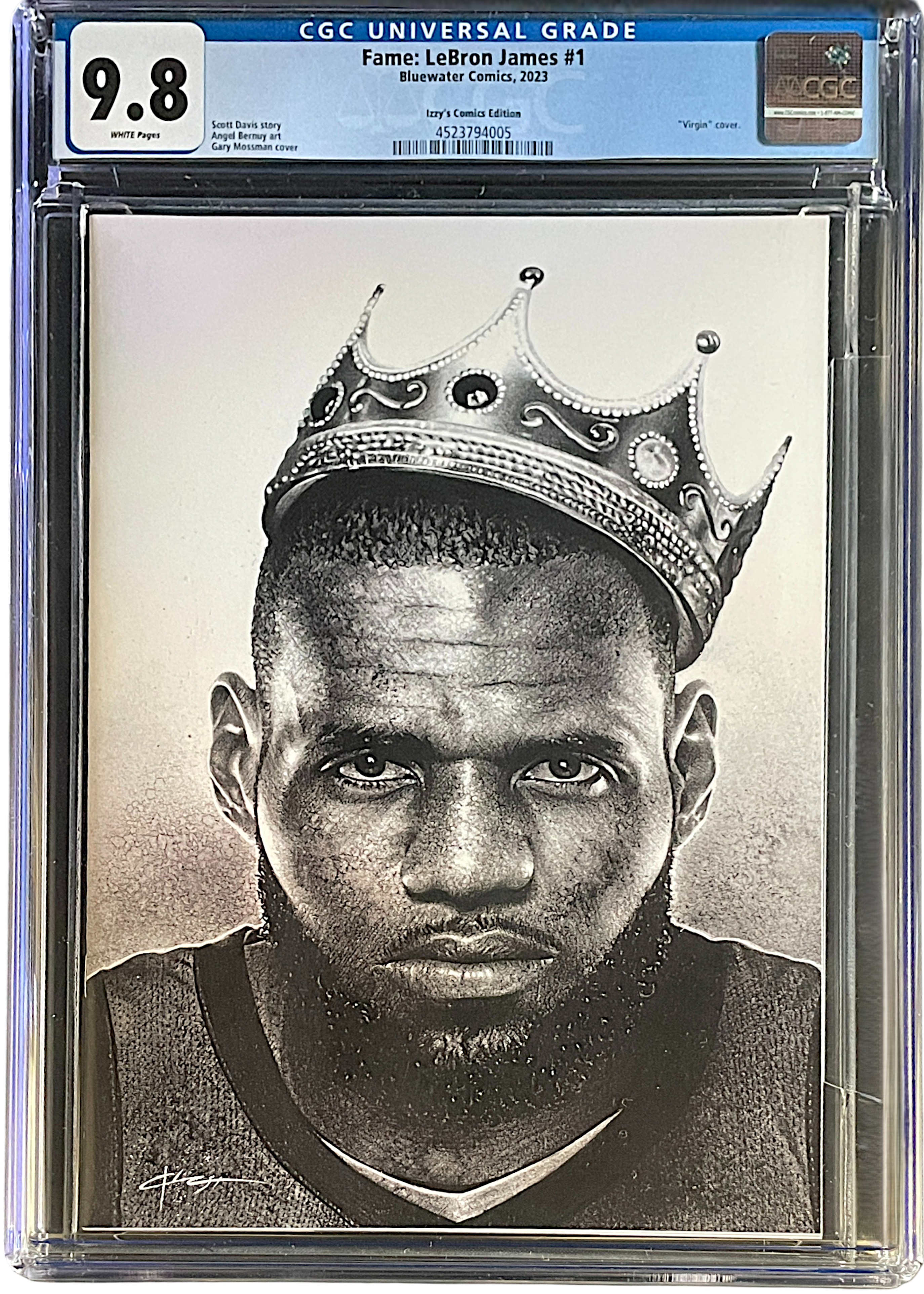 Fame LeBron James 1 Izzy's Comics Virgin Variant CGC 9.8 WH