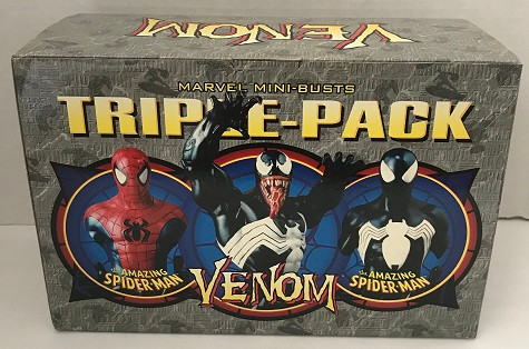 MARVEL スパイダーマン、ヴェノム Mini-Busts 3体パック Bowen Designs