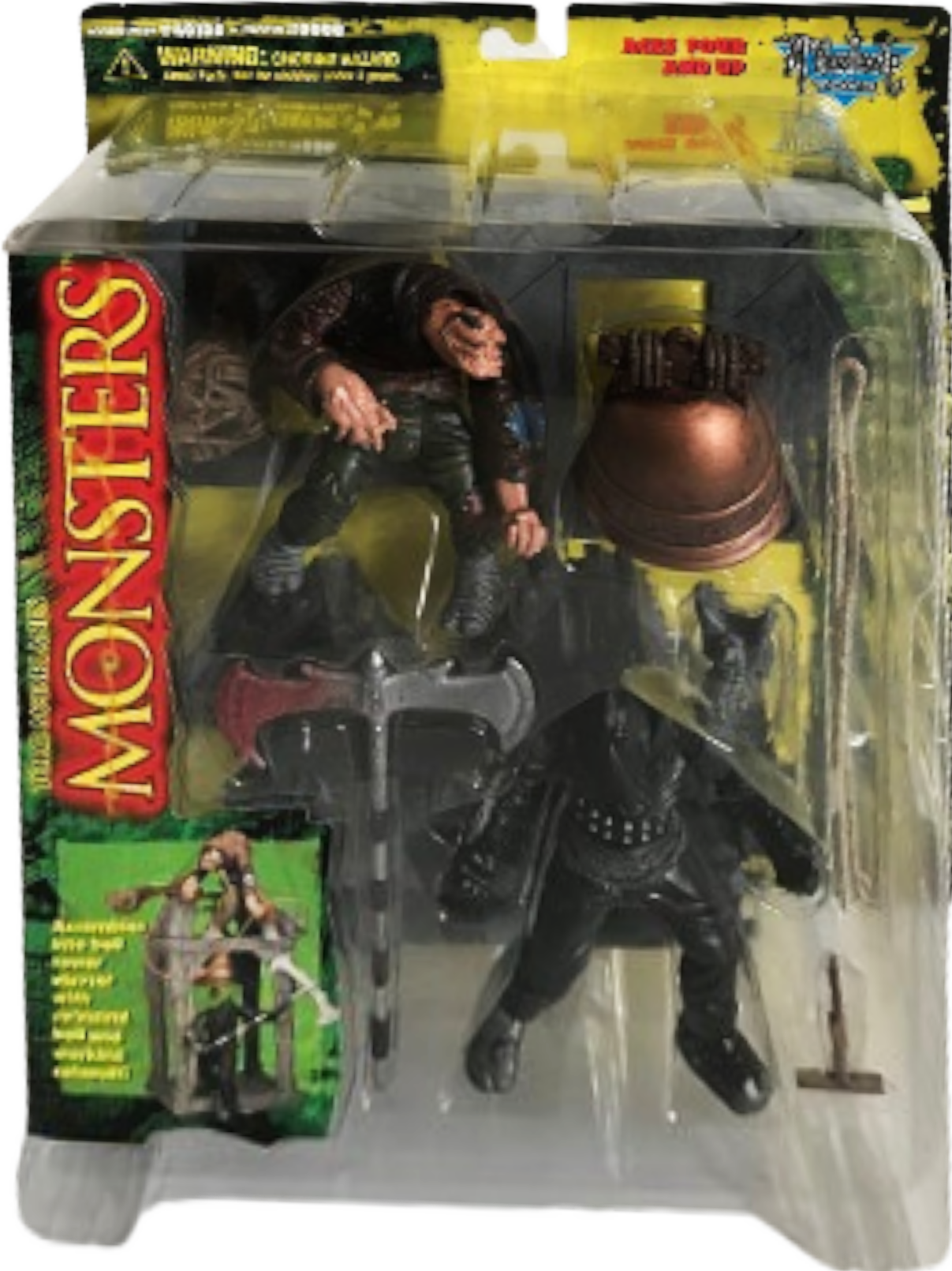 1997 Todd Mcfarlane's Monsters Hunchback playset Series One By Mcfarlane Toys