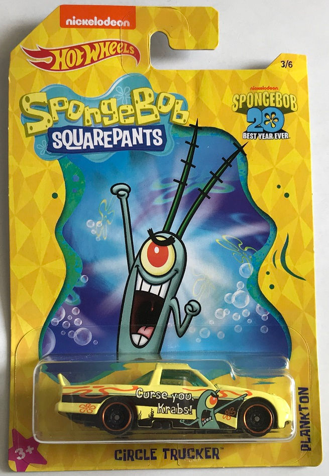 Thumbnail: Hot Wheels Sponge Bob Squareoants 20 Best Year Ever Series Set OF 6