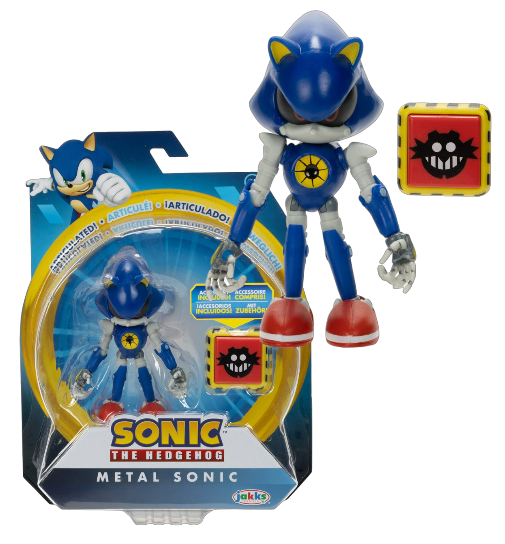 Sonic the Hedgehog Wave 13 Metal Sonic With Trap Spring Action Figure